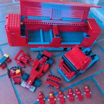 Lego Set - 8654 - Racers - Scuderia Ferrari Truck, Nieuw