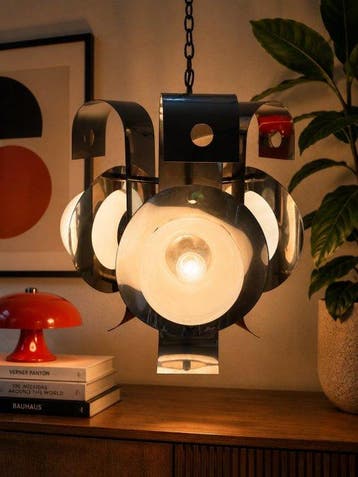 Plafondlamp - Glas, Metaal