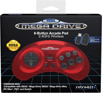Retro-Bit SEGA Mega Drive 8-Button 2.4G Wireless, Verzenden, Nieuw