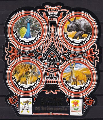 Sierra Leone - 2017 - Dieren - Postfris, Verzenden, Postfris, Dier of Natuur