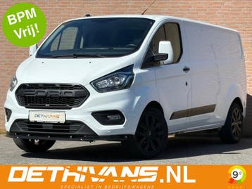 Ford Transit Custom 2.0TDCI 130PK Lang Raptor Edition / Euro, Stof, Gebruikt, Zwart, Wit