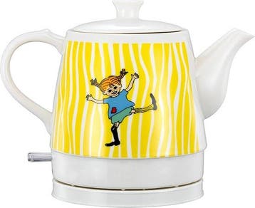 Pippi Langkous keramische Waterkoker - 0,8 Liter - Retro - 2, Verzenden, Zo goed als nieuw