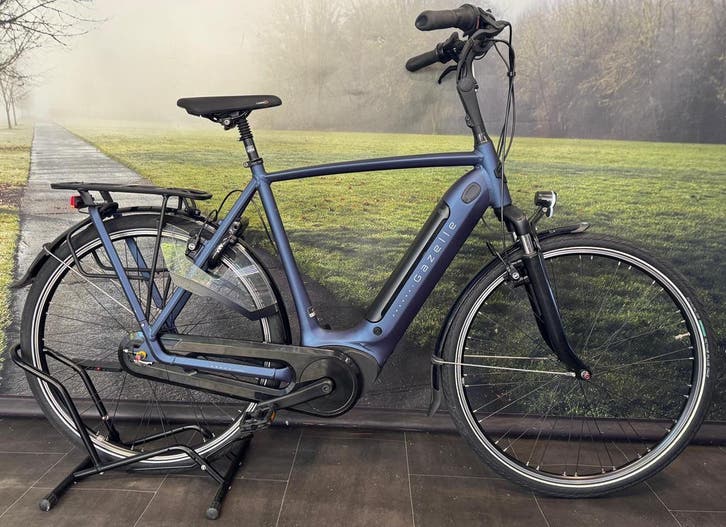 Gazelle Grenoble C7+ Elite Electrische Herenfiets - 61CM, Fietsen en Brommers, Elektrische fietsen, 50 km per accu of meer, Zo goed als nieuw