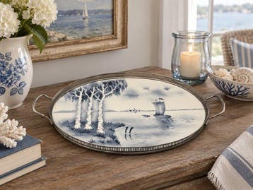 Villeroy & Boch Mettlach – groot Art Deco dienblad –