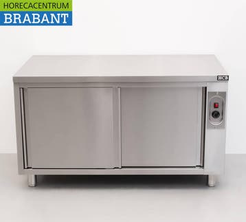 HCB RVS Warmhoudkast Bordenwarmhoudkast 2 schuifdeuren, Ophalen of Verzenden, Nieuw in verpakking
