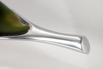 Handgemaakte decoratieve kom SILVER LEAF 60cm zilver, Ophalen of Verzenden, Nieuw