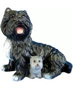 Westie hond met puppy, Tuin en Terras, Verzenden, Nieuw