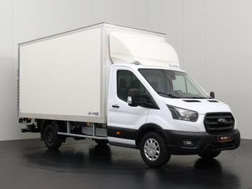 Ford Transit 2.0TDCi 130PK Bakwagen+Laadklep, Stof, Gebruikt, Wit, Overige kleuren