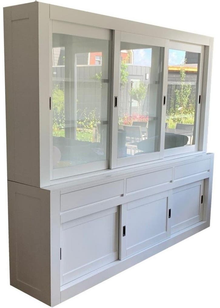 Buffetkast design wit Enschede 260cm, Huis en Inrichting, Kasten | Buffetkasten, Ophalen of Verzenden