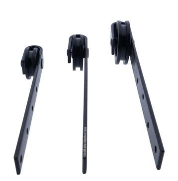 Schuifdeur Hangrol Zwart 75mm, Verzenden, Nieuw