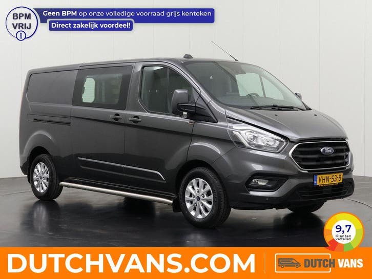 Ford Transit Custom Bestelbus 2.0TDCI | grijs, Auto's, Bestelauto's, Dealer onderhouden, Lease, Handgeschakeld, BTW verrekenbaar