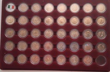 Italië. 2 Euro 2004/2025 (38 monnaies) (Zonder minimumprijs)