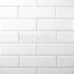 Wandtegel metro 10x30 cm mat wit wandtegel tegeloutlet, Doe-het-zelf en Verbouw, Tegels, Ophalen, Nieuw, 10 m² of meer, Wandtegels