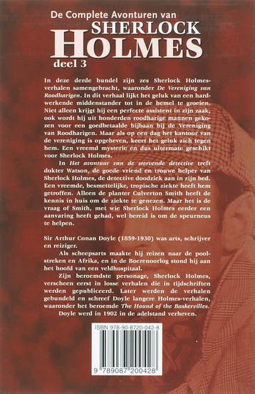 De complete avonturen van Sherlock Holmes / 3 / Sherlock, Boeken, Verzenden, Gelezen, Arthur Conan Doyle