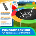 Trampoline rand - Beschermrand - 366 cm - Regenboog - KESSER, Verzenden, Zo goed als nieuw