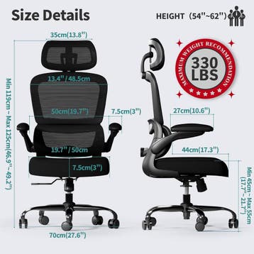Ergonomische Bureaustoel -  Office Chair - Gamestoel - Volwa, Verzenden, Zo goed als nieuw