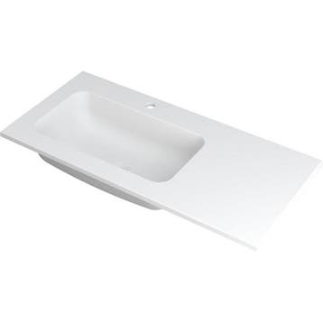 INK Faktor Wastafel Polystone Links met 1 Kraangat -, Ophalen of Verzenden, Nieuw