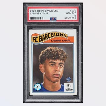 2023 Topps Topps Living UCL Lamine Yamal #596 Graded card -, Nieuw