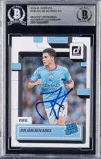 2022 Panini Donruss FIFA Julian Alvarez #198 Hand Signed, Nieuw