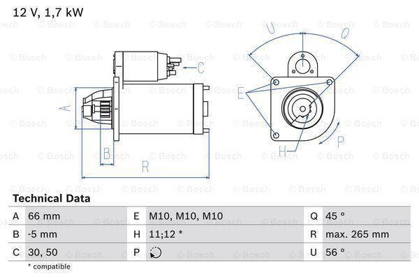 Startmotor / Starter CITROËN C8 (2.0 HDi,2.2 HDi), Auto-onderdelen, Motor en Toebehoren, Nieuw, Ophalen of Verzenden