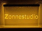 Zonnestudio neon bord lamp LED verlichting reclame lichtbak, Verzenden, Nieuw