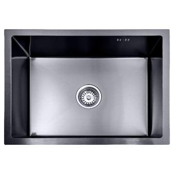 Spoelbak | Keuken wasbak | Gootsteen | 59x44x20 | Zwart, Verzenden, Nieuw