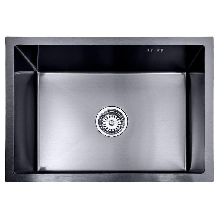Spoelbak | Keuken wasbak | Gootsteen | 59x44x20 | Zwart, Huis en Inrichting, Keuken | Keukenelementen, Nieuw, Verzenden