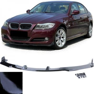Voorspoiler BMW 3 E90/E91 08-13 Glans Zwart, Ophalen of Verzenden, Nieuw