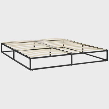 HOMCOM steel bed frame height 25 cm for mattress 180x200 cm, Verzenden, Nieuw