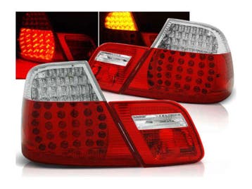 LED achterlicht units Red White geschikt voor BMW E46 Coupe, Verzenden, Nieuw, BMW