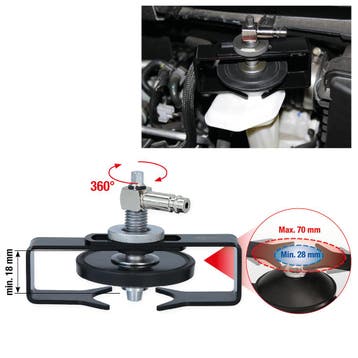KS Tools Remontluchter Adapter Verstelbaar 160.0718, Auto diversen, Verzenden, Nieuw