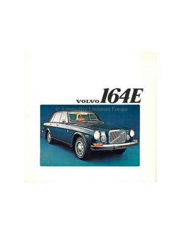 1972 VOLVO 164 E BROCHURE ENGELS, Nieuw, Volvo, Author