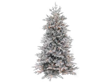 Veiling - Luxe kunstkerstboom Djill Pine 185cm LED+SNEEUW -, Diversen, Kerst, Nieuw