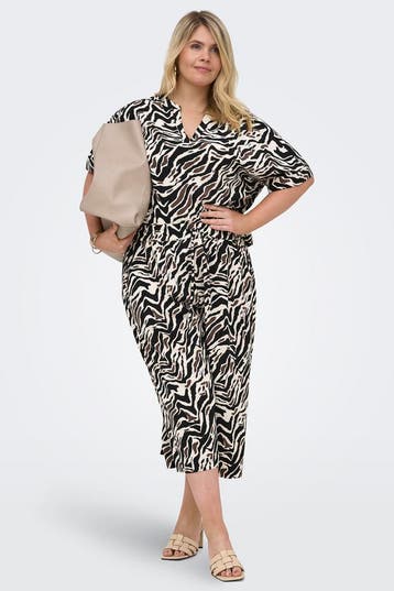 ONLY eco broek Elite print Maat:, Kleding | Dames, Broeken en Pantalons, Verzenden, Nieuw, Overige kleuren