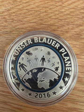Duitsland. Silver medal Unser Blauer Planet - 14,66g (.333)