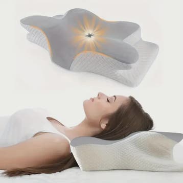 Ergonomisch Vlinder Kussen van Traagschuim voor Nekpijn Verl, Verzenden, Nieuw