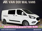 Ford Transit Custom | 2.0 TDCI 131pk L2H1 Dubbele Cabine, Auto's, Gebruikt, Euro 6, Wit, Dealer onderhouden