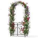 LIVSK Tuinboog met Afsluitbare Poort - Grondplaten en Grondp, Verzenden, Nieuw