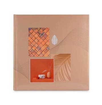 Hama Singo II foto-album Terracotta 100 vel Boekbinden, Verzenden, Nieuw, Overige typen