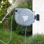 Waterslanghaspel Amersfoort grijs 30m + 2m pro.tec, Verzenden, Nieuw