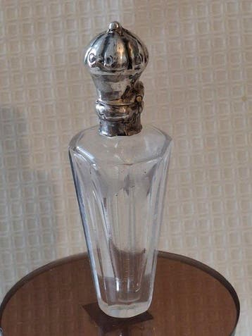 Parfumfles - Antieke Hollandse Kristallen parfum flacon met
