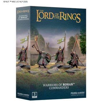 Warriors of Rohan Commanders - Middle Earth SBG (Warhammer, Hobby en Vrije tijd, Ophalen of Verzenden, Nieuw