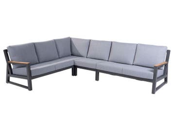 Taste by 4so gigi hoekloungeset groot, Tuin en Terras, Tuinsets en Loungesets, Nieuw, Aluminium, 6 zitplaatsen, Loungeset