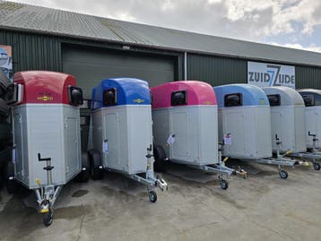 Humbaur paardentrailers, betrouwbaar en modern - op voorraad, Nieuw, Aluminium, 1½-paards trailer