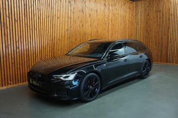 Audi A6 55 Tfsi e Quattro / Panoramadak / Apple Carplay NR72, Automaat, Zwart, Stationwagon, Hybride Elektrisch/Benzine