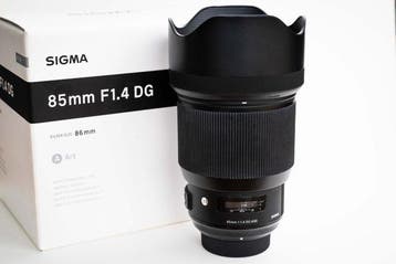 Sigma 85mm F/1.4 ART DG HSM Nikon FX + Hoya filter Prime, Nieuw