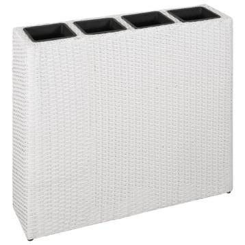 Plantenbak poly rattan wit | Retourdeal 35% Korting, Tuin en Terras, Overige materialen, Ophalen of Verzenden, Zo goed als nieuw