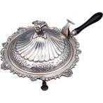 Vuurpot - Victoriano / Eduardiano - .925 zilver, Antiek en Kunst