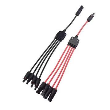 Y-Kabel splitter voor zonnepanelen camper/caravan - rood/zwa, Ophalen of Verzenden, Nieuw