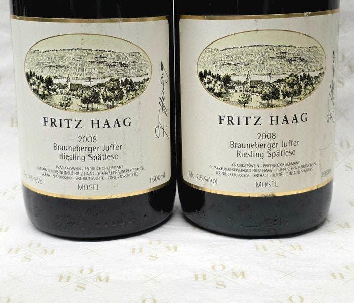 2008 Fritz Haag, Brauneberger Juffer Riesling - Moezel, Verzamelen, Wijnen